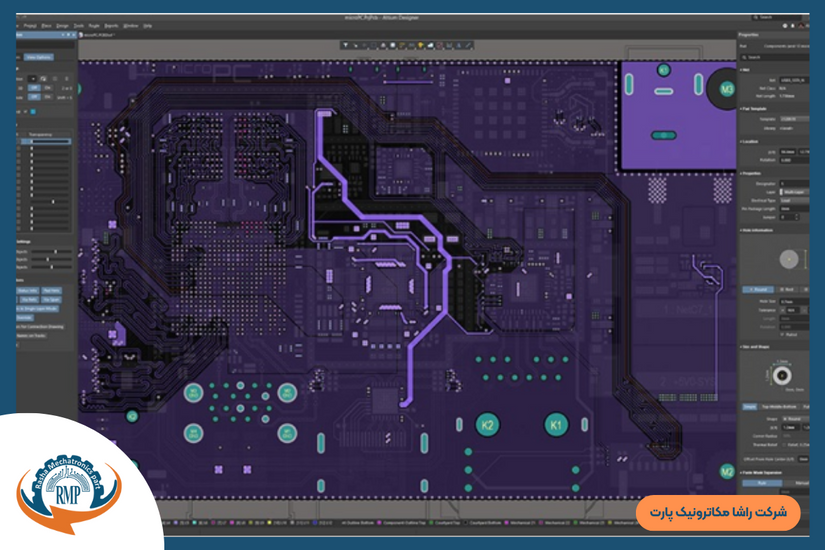 آلتیوم دیزاینر در طراحی برد مدار چاپی