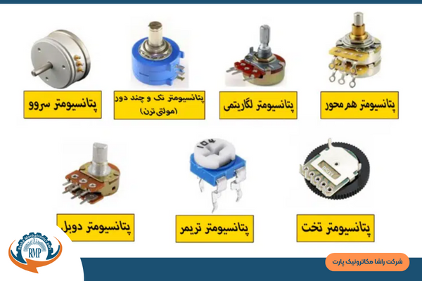 پتتانسیومترهای چرخشی
