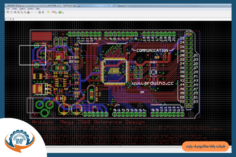 eagle طراحی برد مدار چاپی